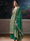 Women silk suit with jari work