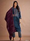 vaidehi velvet suit